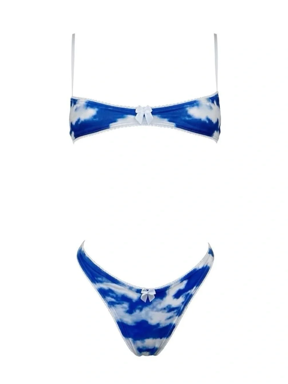 GrlFriday Shop Head in the Clouds Nanokini Set